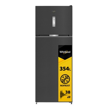 Whirlpool Koel/vriescombinatie Vrijstaand WHD2 6472 X4E ARC 764 Manhattan Gray 2 deuren Perspective open