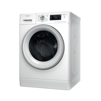 Whirlpool Lavante-séchante Pose-libre FFWDB 864489 SV EE Blanc Frontal Perspective