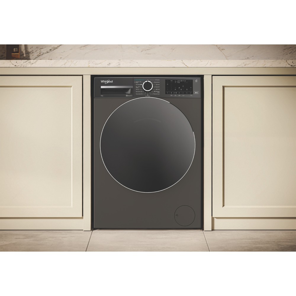 Whirlpool Maşină de spălat rufe Independent WAM 09GBC EE Manhattan Grey Încărcare frontală A Lifestyle frontal