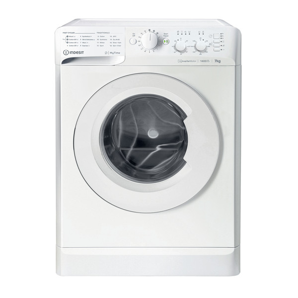 Indesit Washing machine Free-standing MTWC 71485 W UK White Front loader B Frontal