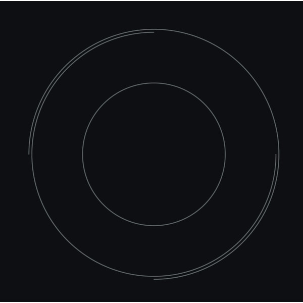 Indesit Ploča za kuhanje RI 260 C Crna Radiant vitroceramic Heating element