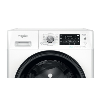 Whirlpool Lave-linge Pose-libre FFD 11489E BV BE Blanc Frontal A Control panel