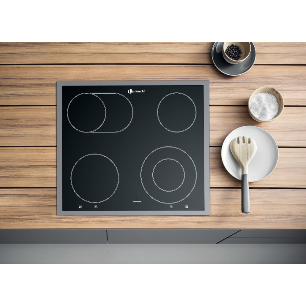 Bauknecht Kochfelder CHR 6642 IN Schwarz Radiant vitroceramic Lifestyle frontal