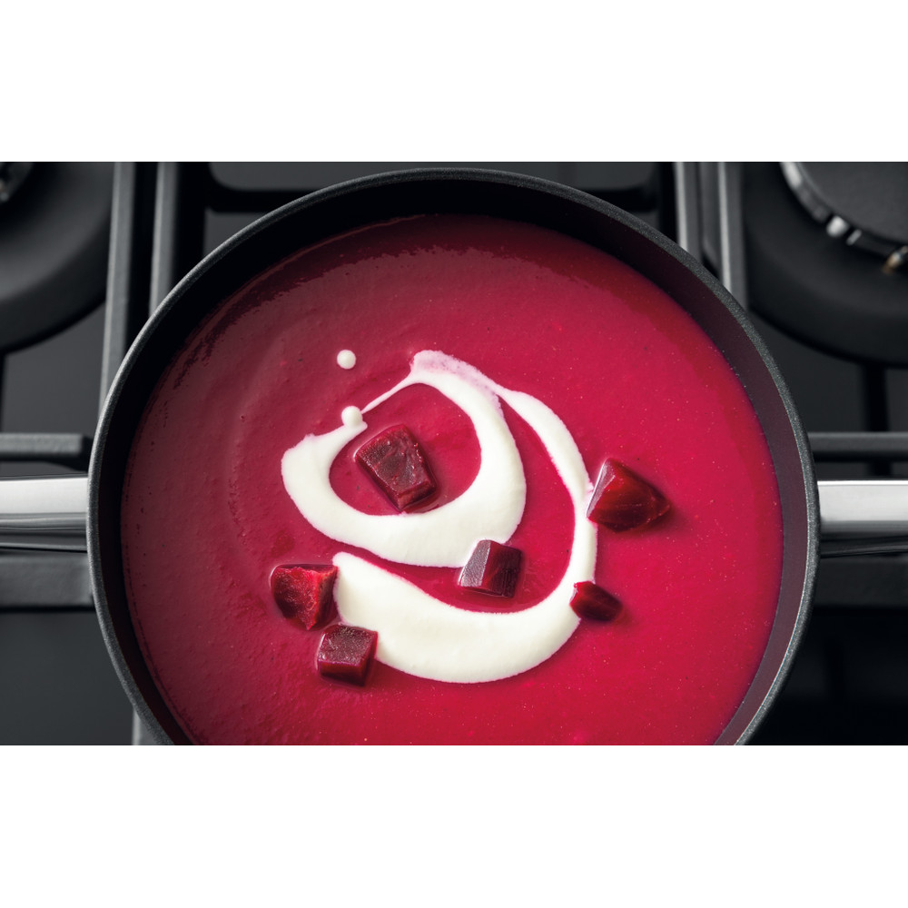 Hotpoint_Ariston Plită HAGS 61F/BK Negru Gaz Food