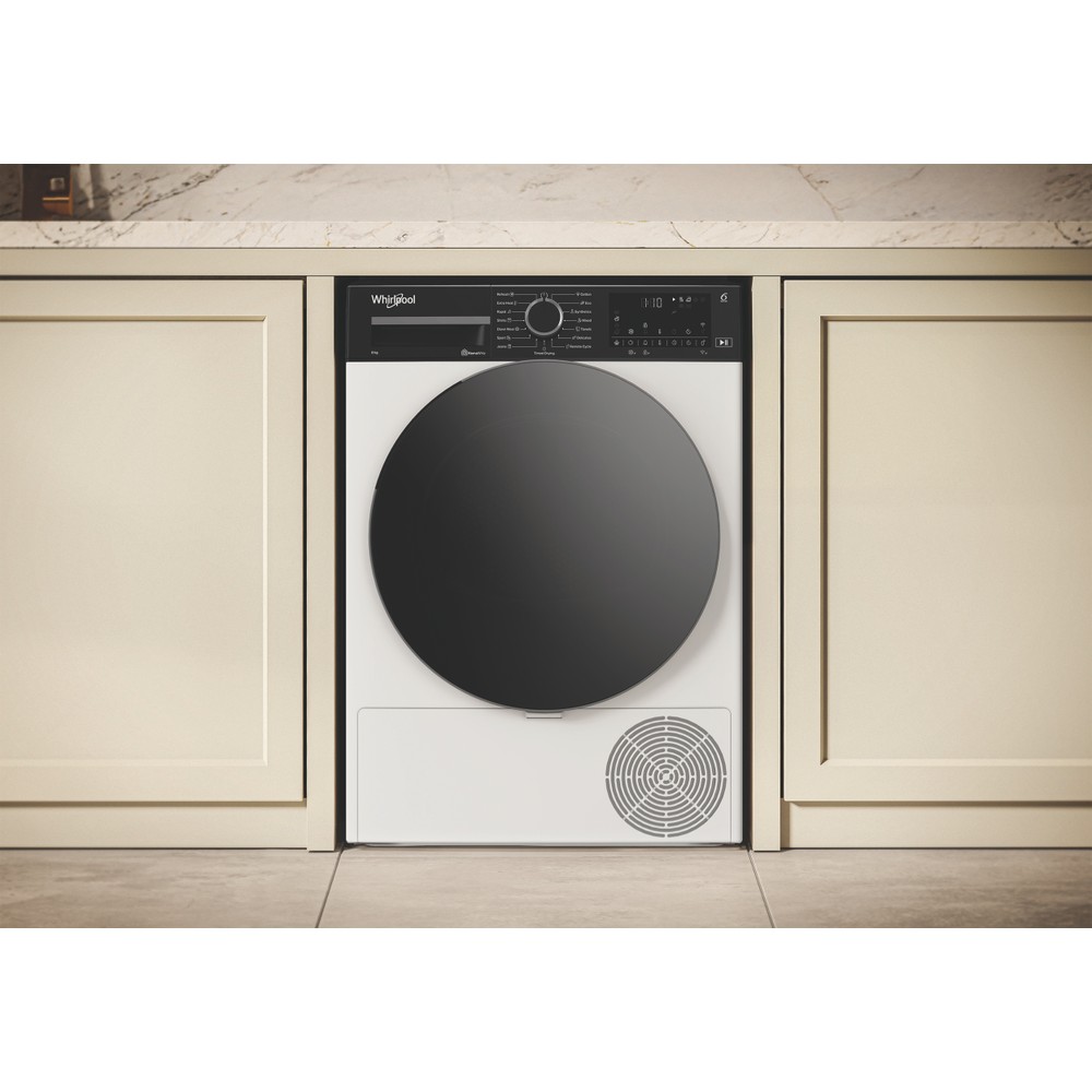 Whirlpool Dryr WPS D8X WBS EE Alb Lifestyle frontal