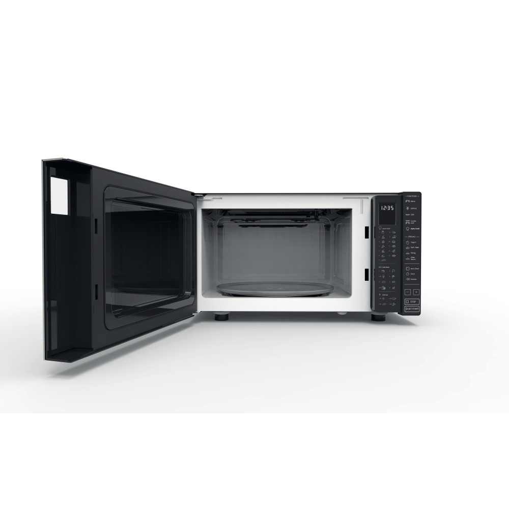 Whirlpool Mikrohullámú sütő Szabadonálló MWP 303 SB Ezüst Elektromos 30 Mikrohullám+Grill funkció 900 Frontal open