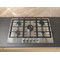 Whirlpool Μονάδα εστιών TKRL 761 IX K Inox Γκαζιού Frontal