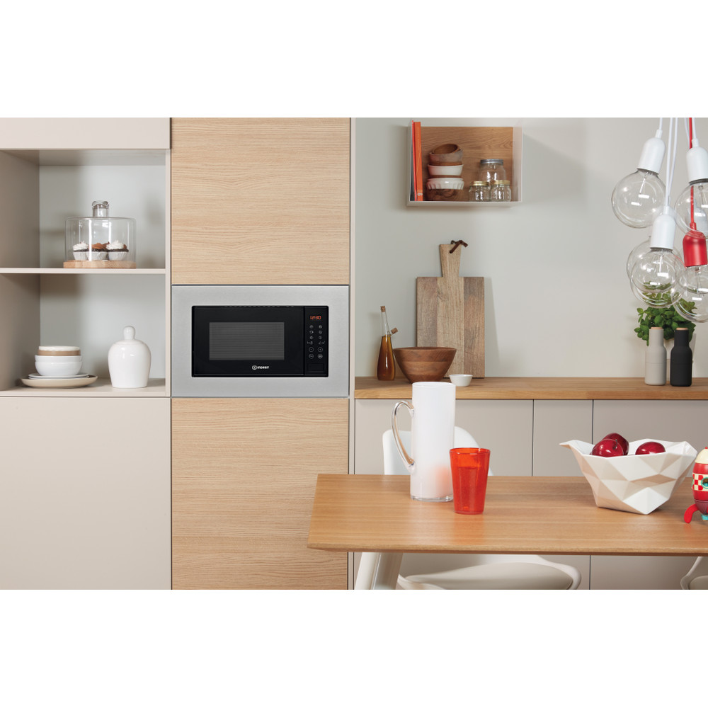 Indesit mwi122 2x built in microwave top