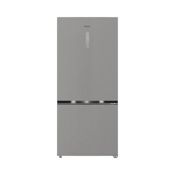 Whirlpool Fridge/freezer combination Freestanding WHK2 6613 X5UK Pearl Inox 2 doors Frontal