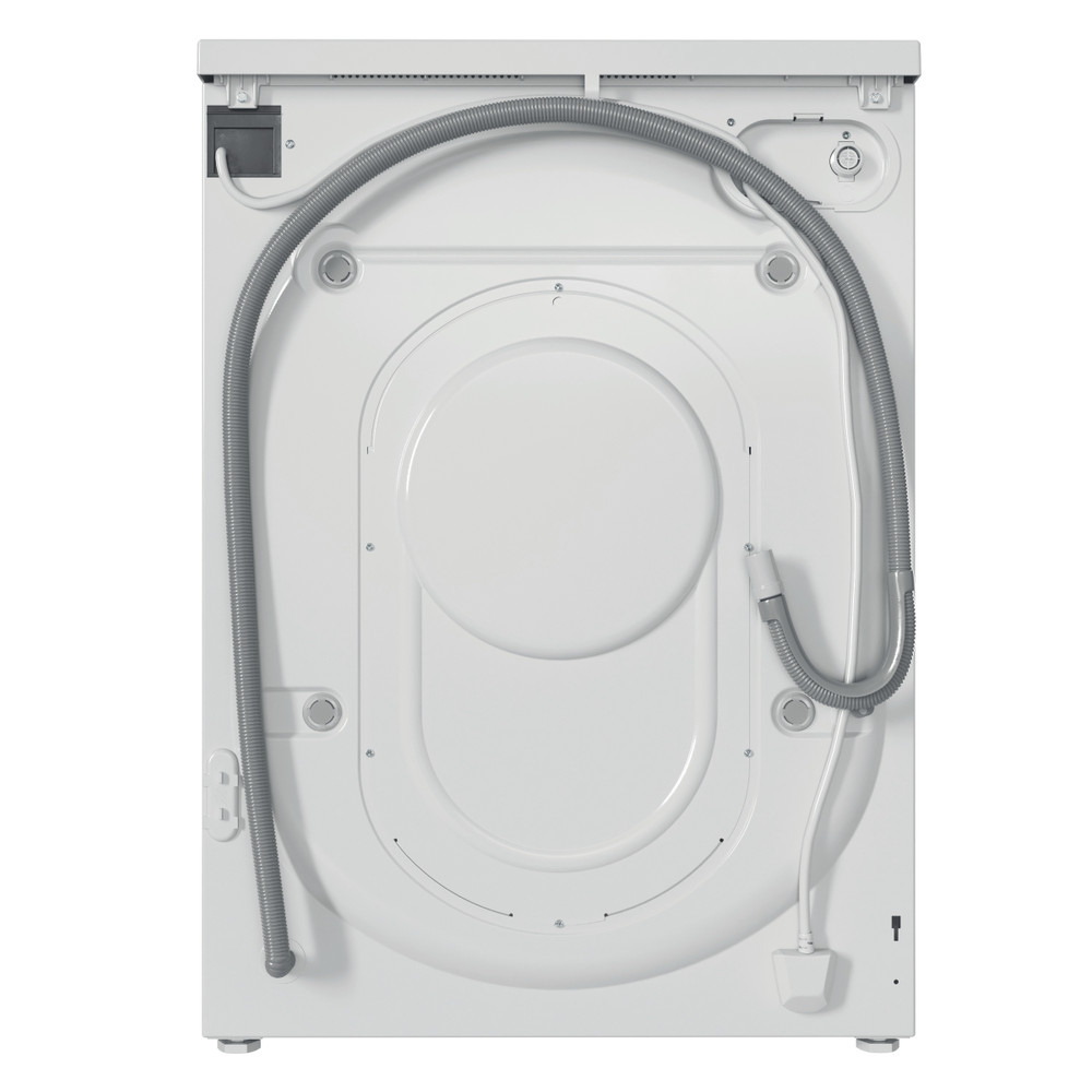 Hotpoint_Ariston Lavante-séchante Pose-libre AQD1072D 697 EU/A N Blanc Lave-linge frontal Back / Lateral