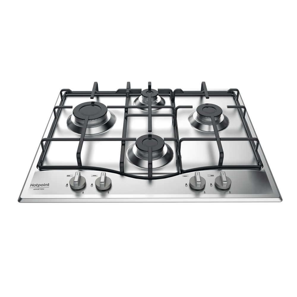 Hotpoint_Ariston Печка PCN 642 IX/HAR Инокс Газова Frontal top down