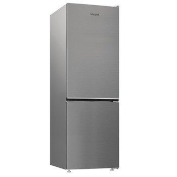 Whirlpool Combiné réfrigérateur congélateur Pose-libre WBMF 605342 XNA Inox 2 portes Perspective