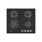 Whirlpool Pliidiplaat AKWL 628/NB Must Gaas Frontal