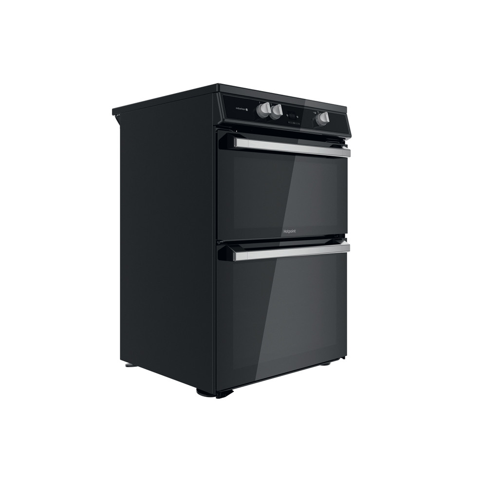 Hotpoint Double Cooker HDT67I9HM2C/UK Black A Perspective