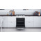 Indesit Κουζίνα IS67M4KHW/E Λευκό Μεικτή Lifestyle frontal open