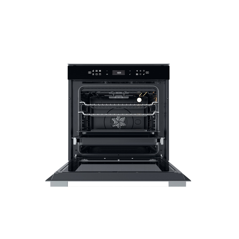 Whirlpool Sütő Beépíthető W7 OM4 4S1 P BL Elektromos A+ Frontal open