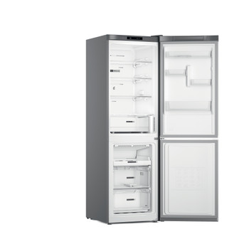 Whirlpool Kombinirani hladnjak Samostojeći W7X 81I OX Optički Inox 2 doors Perspective open