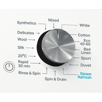 Whirlpool Washing machine Freestanding FFD 9489 BSV UK White Front loader A Control panel