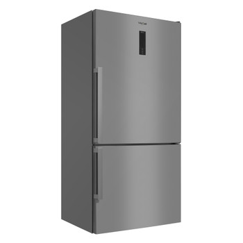 Whirlpool Kombinovaná chladnička s mrazničkou Voľne stojace W84BE 72 X 2 N Nerezová 2 doors Perspective