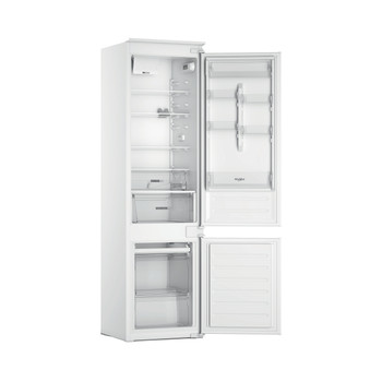 Whirlpool Kombinovaná chladnička s mrazničkou Vstavané WHC20D021B2 Biela 2 doors Perspective open