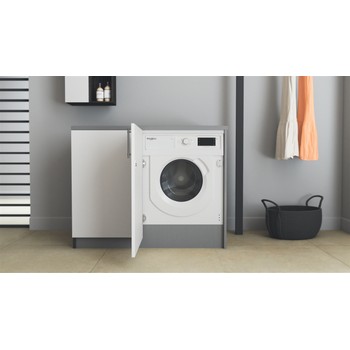 Whirlpool Пральна машина Вбудований (-а) BI WMWG 71483E EU N Білий Front loader A+++ Perspective