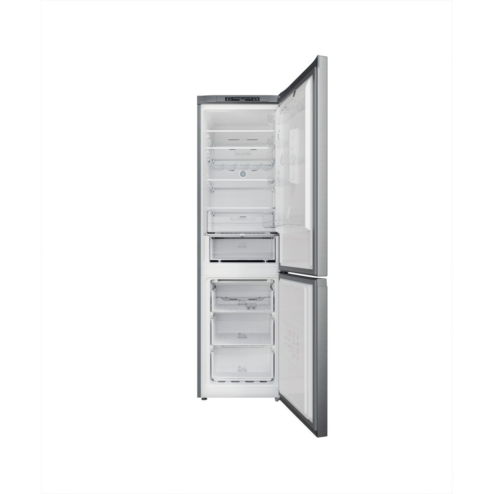 Hotpoint_Ariston Combinados Libre instalación HAFC9 TA33SX O3 Saturn Steel 2 doors Frontal open