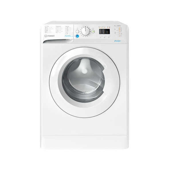 Indesit Mosógép Szabadonálló BWSA 61251 W EE N Fehér Elöltöltős F Frontal