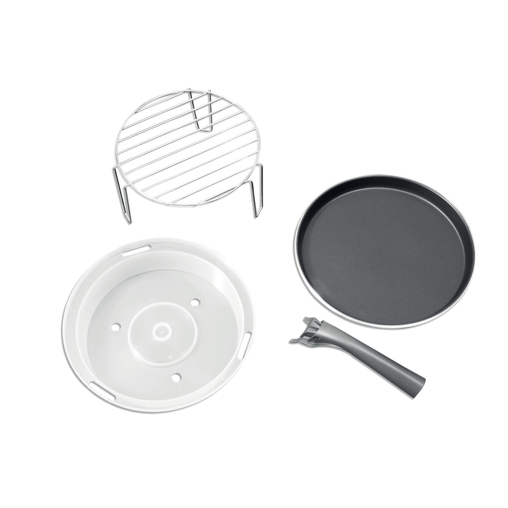 Hotpoint_Ariston Microondas Incorporado MD 764 IX HA acero inoxidable Electrónico 31 función MW + Grill 1000.0 Accessory