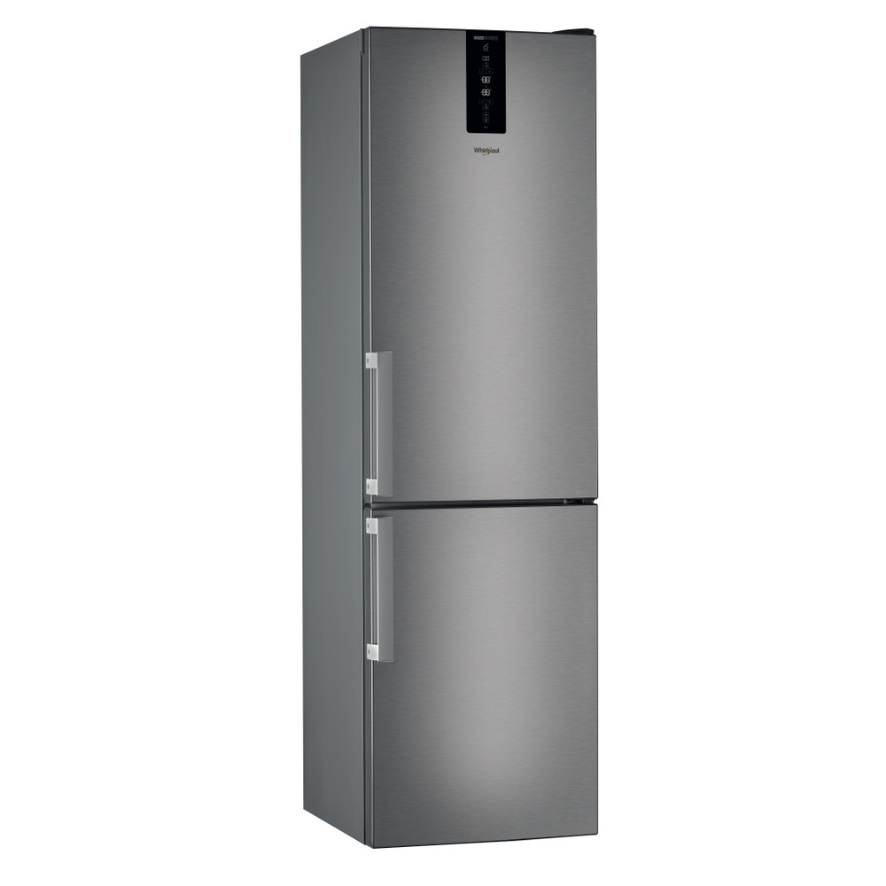 Whirlpool Kombinirani hladnjak Samostojeći W7 931T MX H Zrcalna/Inox 2 doors Perspective
