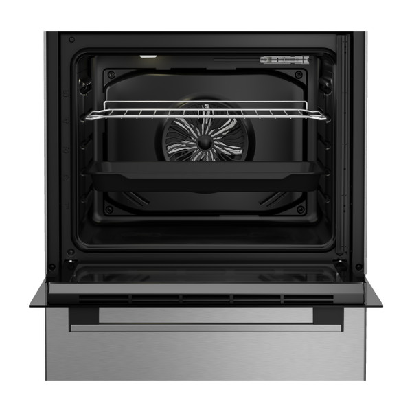 Indesit Κουζίνα I6V8KMX Inox Ηλεκτρική Lifestyle frontal open
