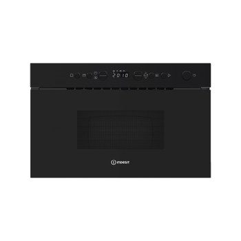 Indesit Micro-ondas Encastre IM K12 B Preto Eletrónico 22 MO + Função Grill 750 Frontal