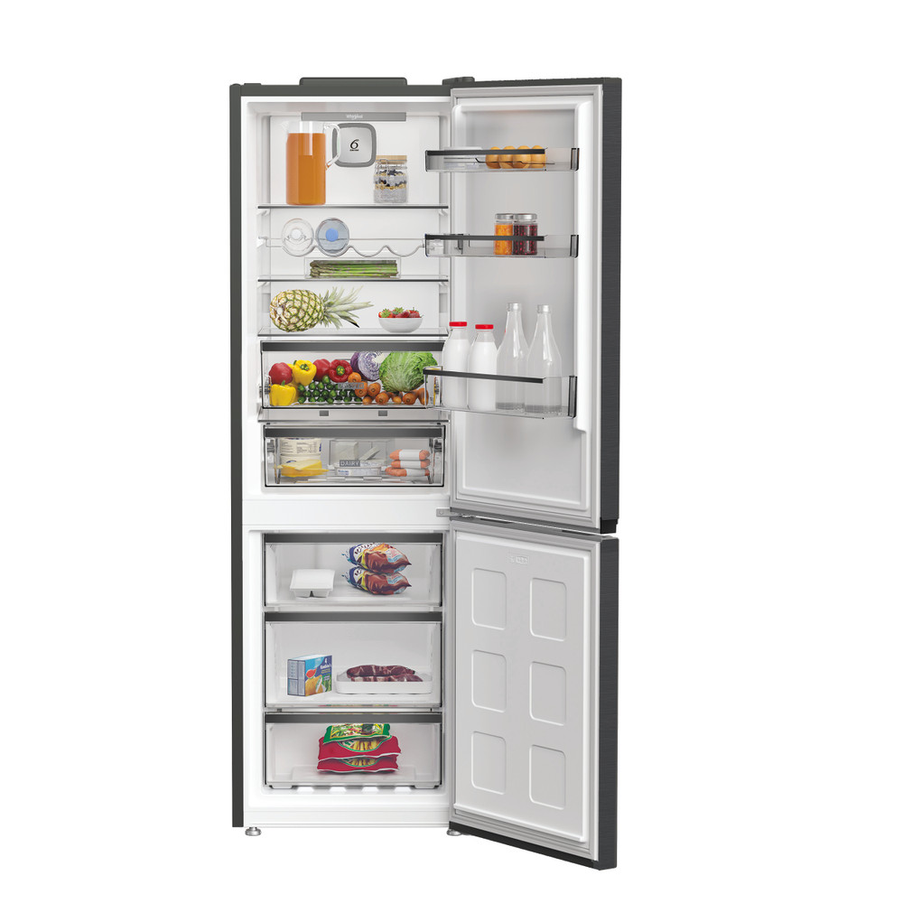 Whirlpool Холодильник з нижньою морозильною камерою. Соло WHK 26362 XBR4U ARC 764 Manhattan Gray 2 двері Lifestyle frontal open