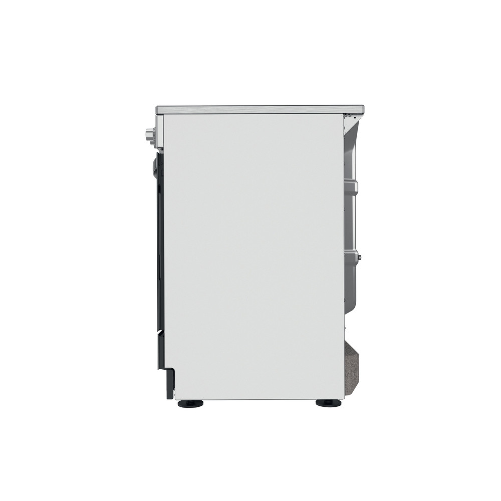 Indesit Cucina con forno a doppia cavità IS67V5PCX/E Inox Elettrico Back / Lateral