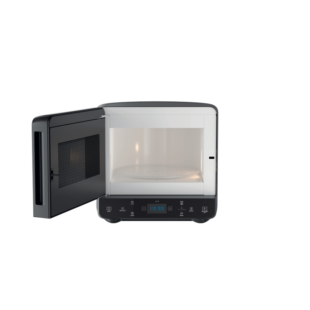 Whirlpool Four à micro-ondes Pose-libre MAX 49 MB Noir Électronique 13 Micro-ondes + gril 700 Frontal open