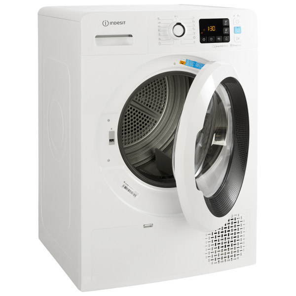 Indesit Szárító YT M11 82K RX EU Fehér Perspective open