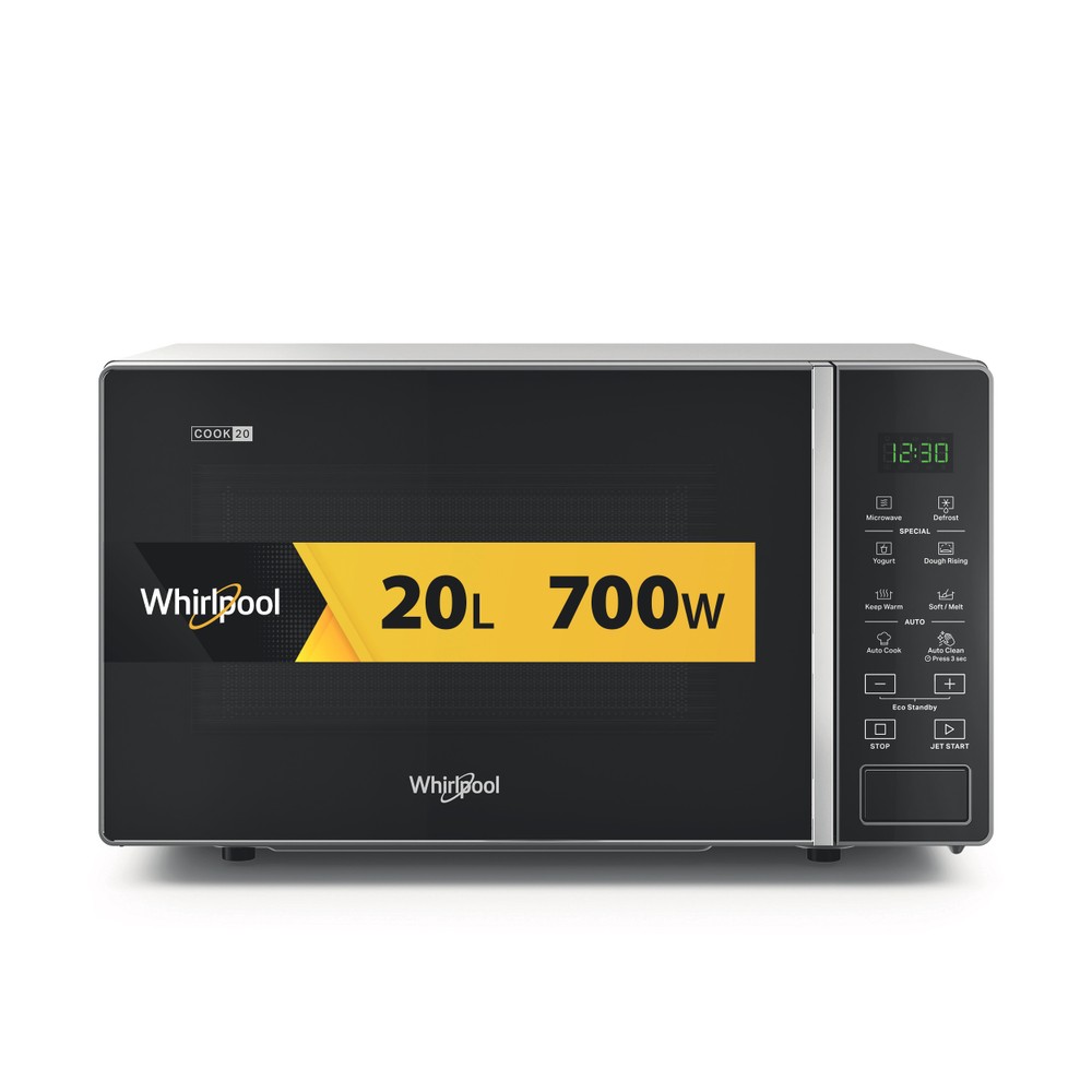 Whirlpool Mikrovlnná rúra Voľne stojace MWP 201 SB Striebornočierna Elektronické 20 Iba mikrovlny 700 Hero image