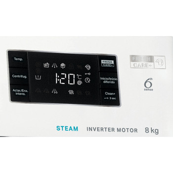 Whirlpool Máquina de lavar roupa Livre Instalação FFB 8489 BV SPT Branco Carga Frontal A Control panel