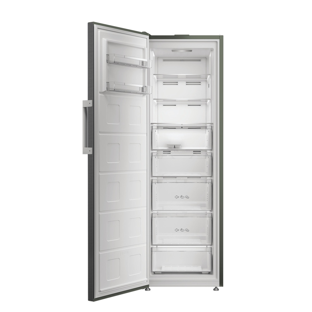 Hotpoint Фризер Свободностоящ HPMFF 6312 XBR4E ARC 764 Manhattan Gray Frontal open