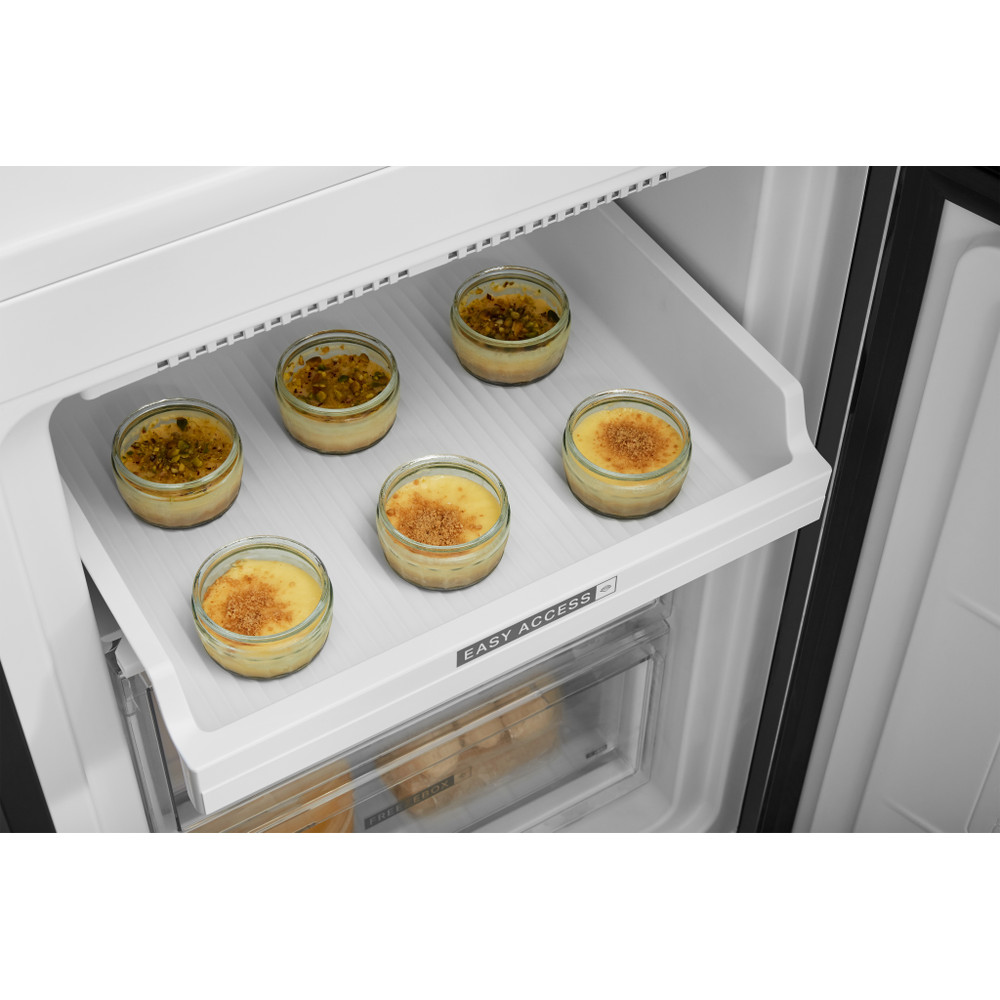 Whirlpool Hűtő/fagyasztó kombináció Szabadonálló W7 921O K AQUA Fekete 2 doors Drawer