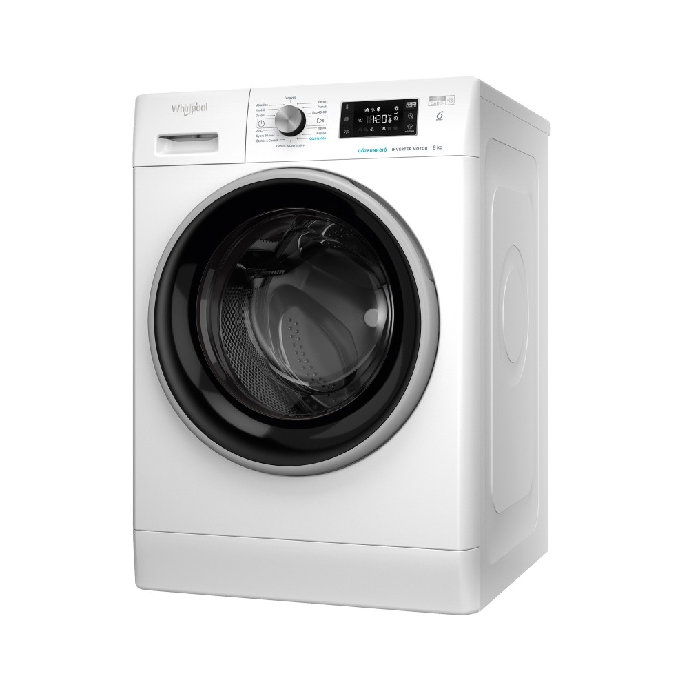 Whirlpool Mosógép Szabadonálló FFB 8489 BV HU Fehér Elöltöltős A Perspective