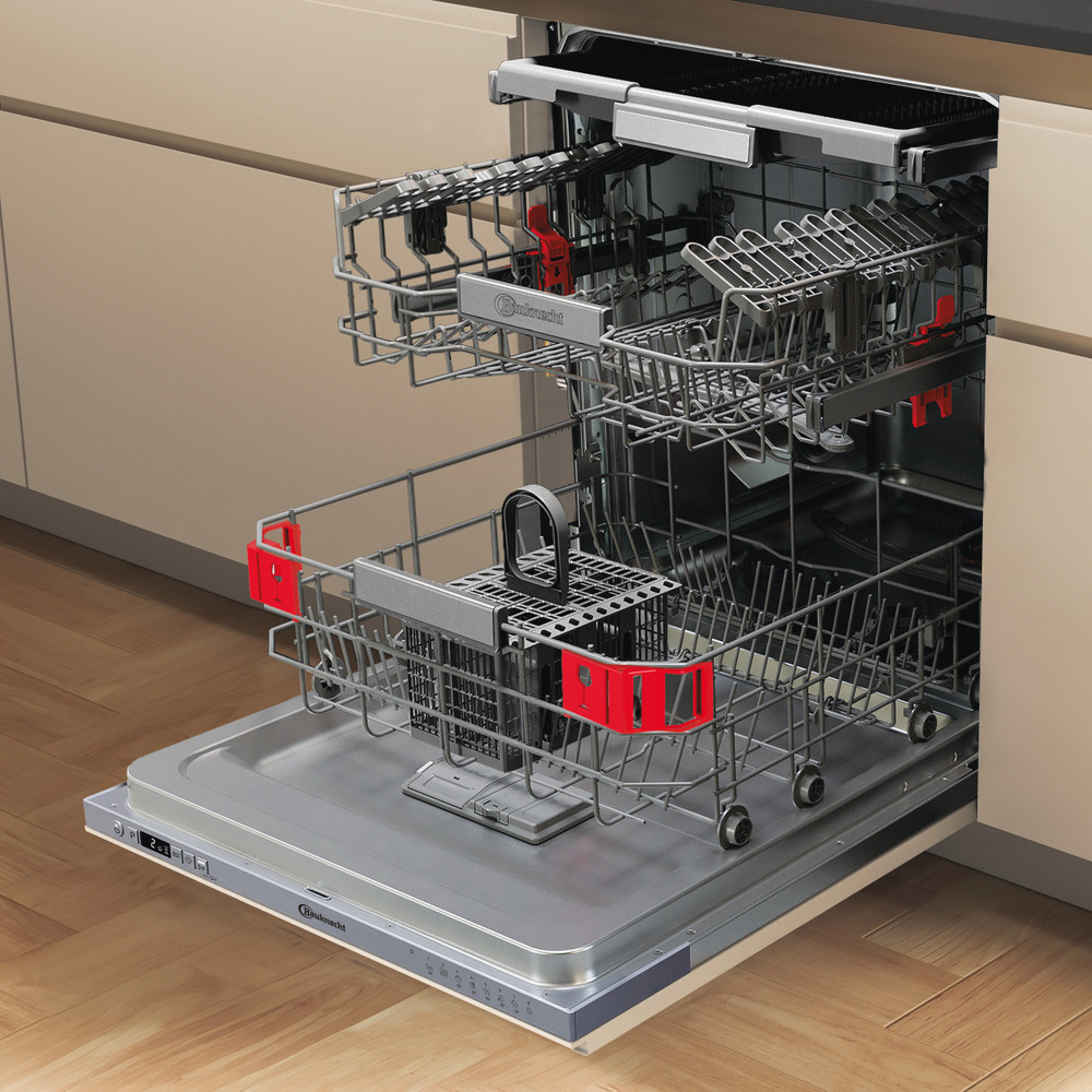 Bauknecht Dishwasher Inbouw B0I D541A S Volledig geïntegreerd C Lifestyle perspective open