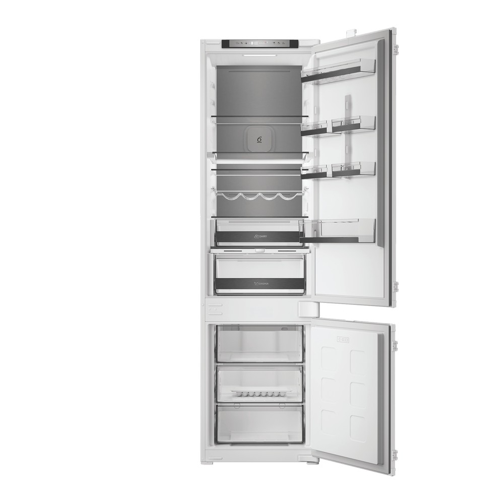 Whirlpool Холодильник з нижньою морозильною камерою. Вбудований (-а) WHK2 5323 B5E2 Zinc Metal 2 двері Frontal open