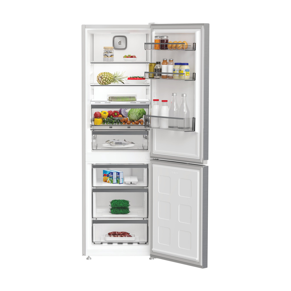 Whirlpool Réfrigérateur combiné Pose-libre WHK 26363 XP6E New Silver – ARC 1035 2 portes Lifestyle frontal open