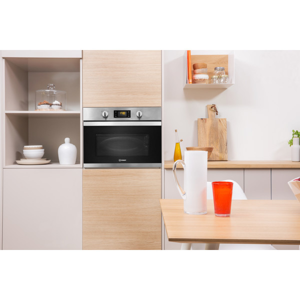 Indesit Mikrovalna pećnica ugradbeni MWI 6211 IX Nehrđajući čelik Elektronička 22 Samo MW 750 Lifestyle frontal