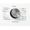 Whirlpool Washing machine Samostojeći FFB 8458 BV EE Bela Prednje punjenje B Perspective