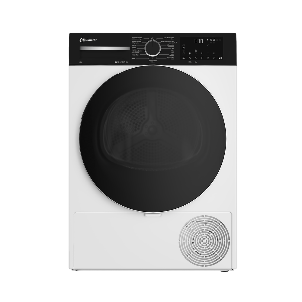 Bauknecht Sèche-linge WT8CD7P Blanc Frontal