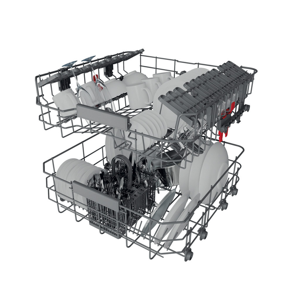 Whirlpool Diskmaskin Inbyggda WIC 3C33 E Full-integrated D Technical Translucent