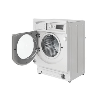 Whirlpool Washing machine Built-in BI WMWG 91485 UK White Front loader B Perspective open