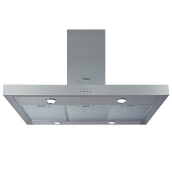 Whirlpool Dampkap Inbouw WIB93LMX Inox Eiland Mechanisch Frontal