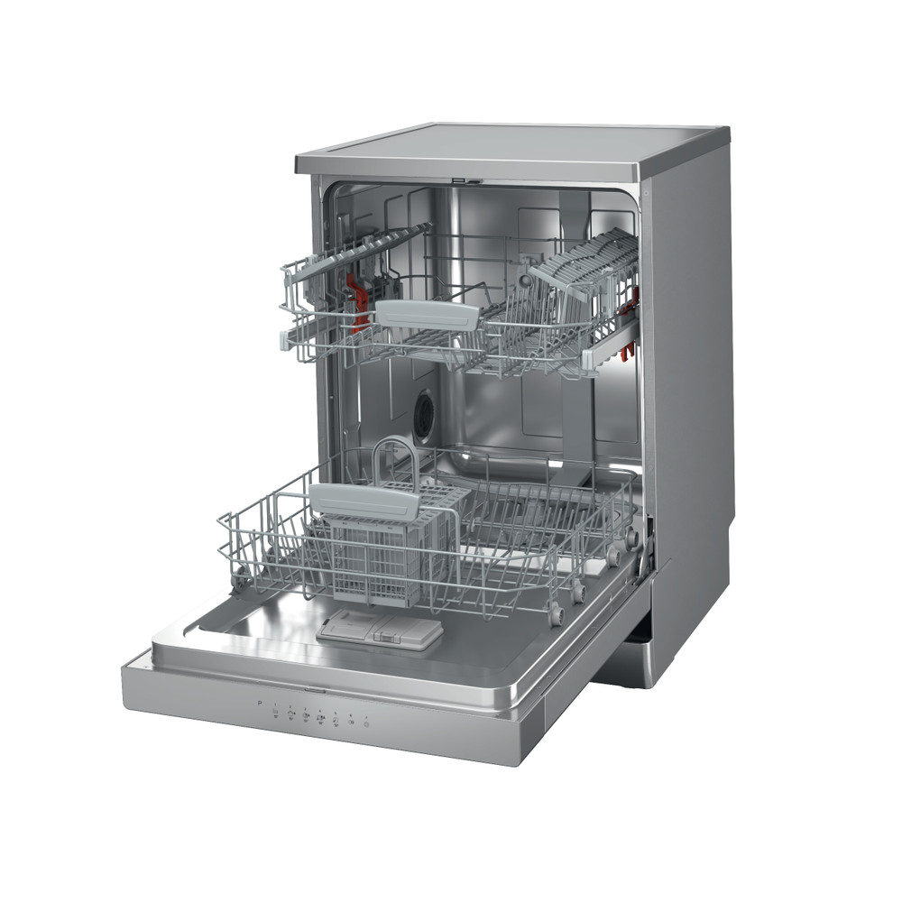 Hotpoint_Ariston Zmywarka Wolnostojący IHFC 3B+26 X Wolnostojący E Perspective open